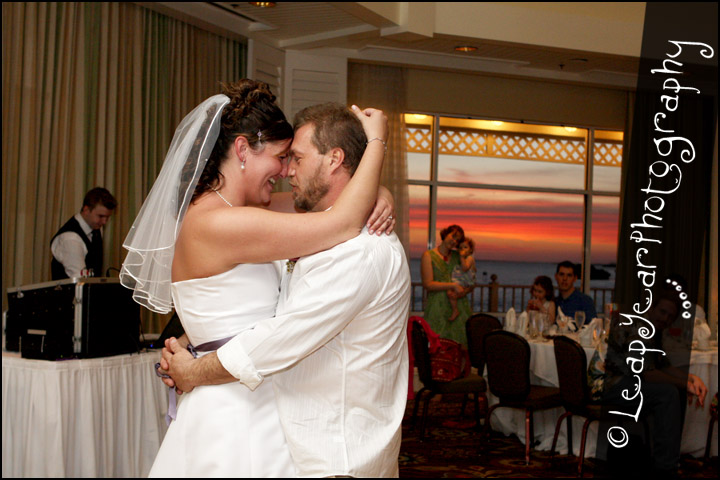 sunset Wedding by Leap Year Photography